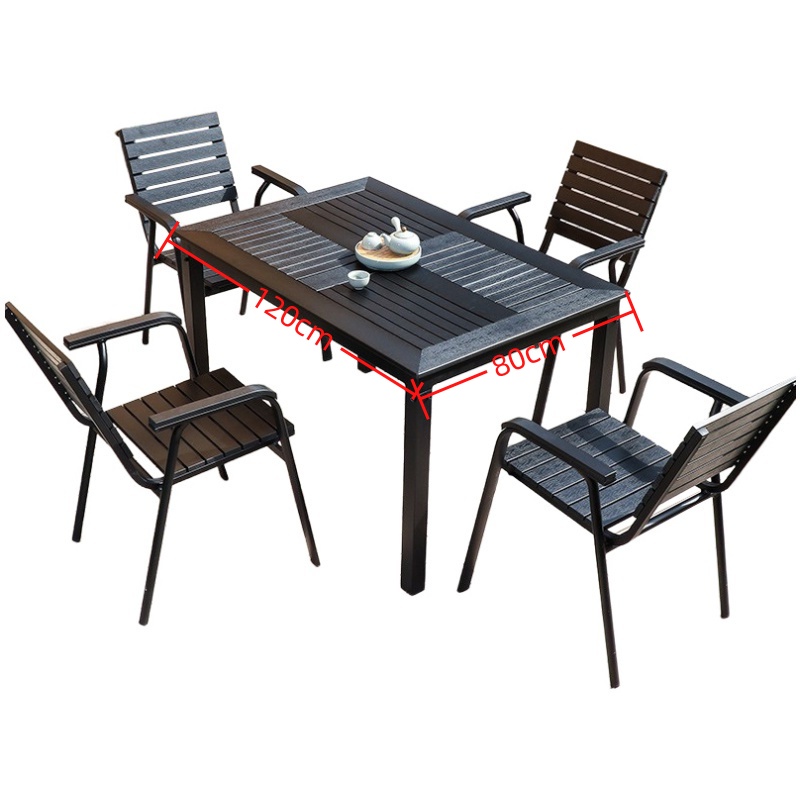 依韵珂户外桌椅120*80cm+4把椅子套高清大图