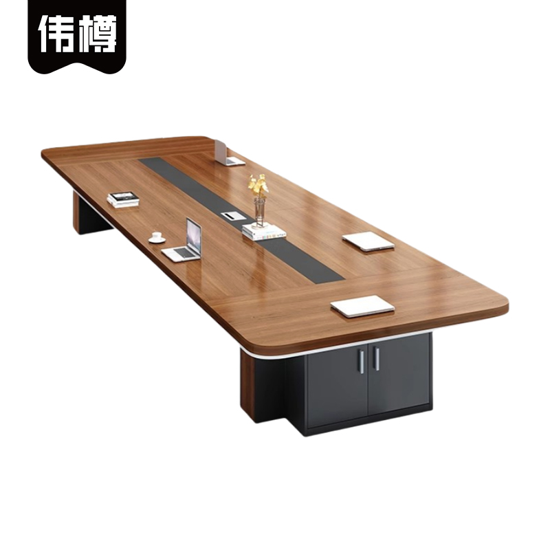 伟樽办公桌2.4*1.2*0.75m张高清大图