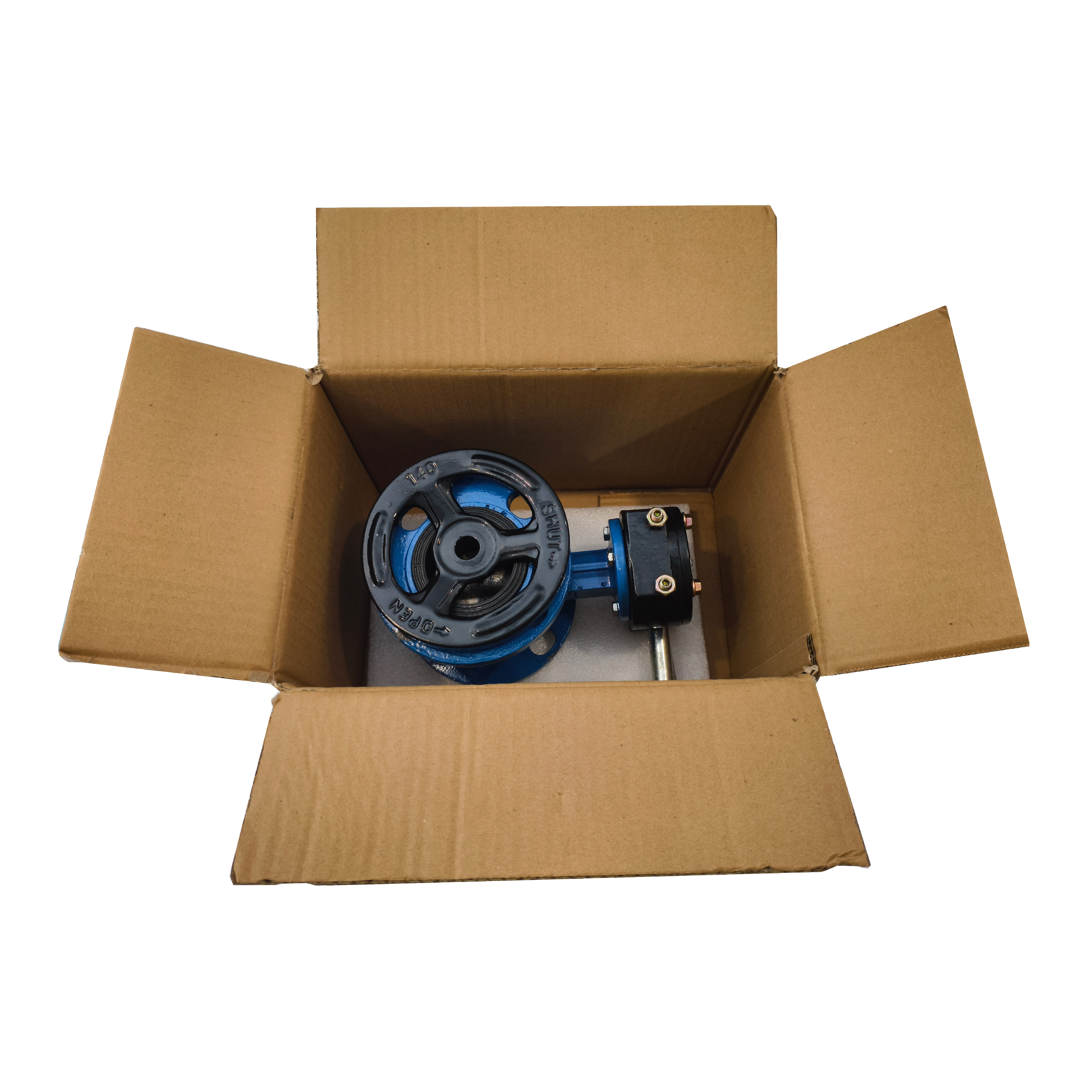 杉外山 涡轮法兰式蝶阀 个高清大图