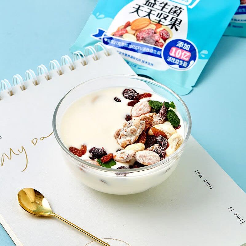 益生菌天天坚果189g图片