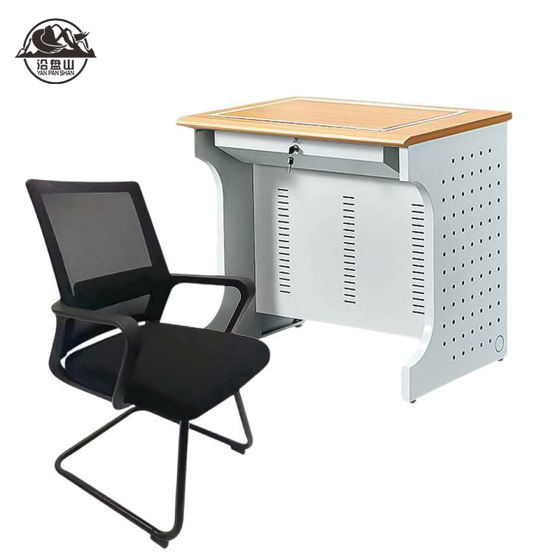 沿盘山 电脑桌 80cm*60cm*75cm含1椅 套高清大图