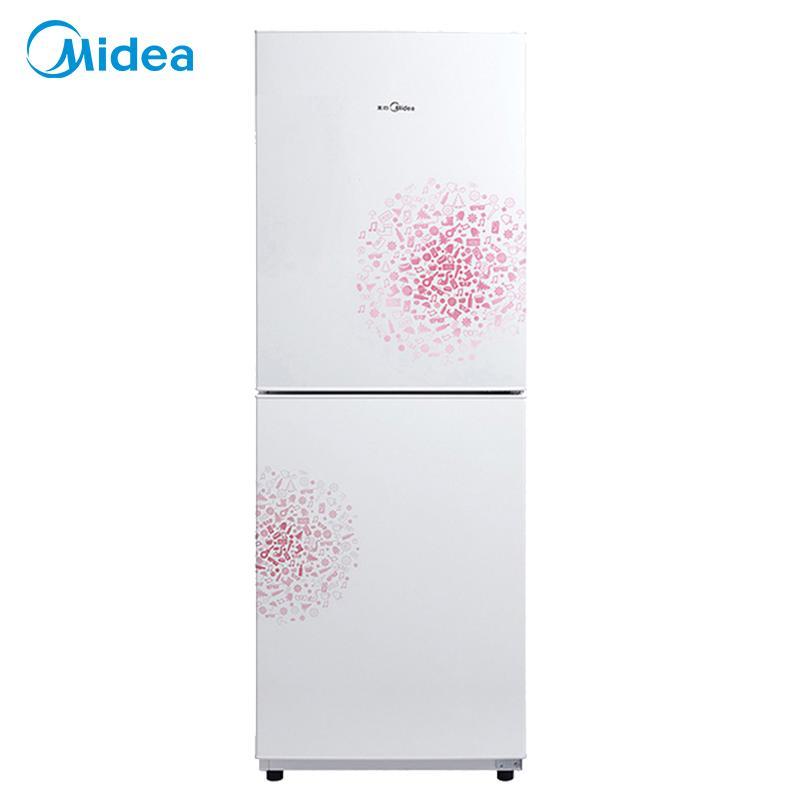 美的(Midea)BCD-169CM(E) 169升 升级款 时尚新外观 低温不停机直冷冰箱家用冰箱 双门两门小冰箱