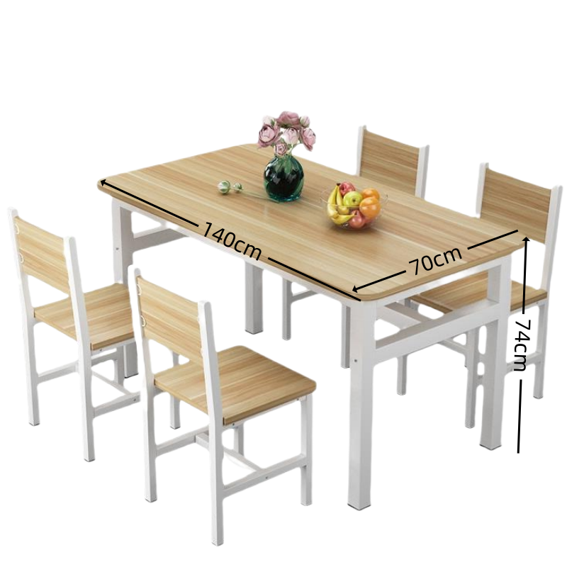 豫龙都 餐桌 一桌 四 椅套高清大图