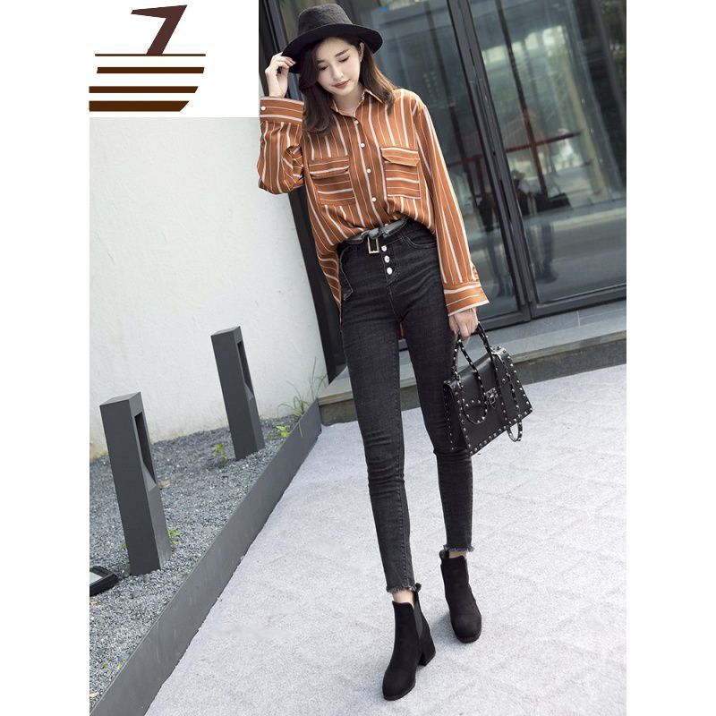 尗卡大码女鞋绒面中跟女切尔西靴英伦脚胖脚宽4143马丁靴女短靴女士