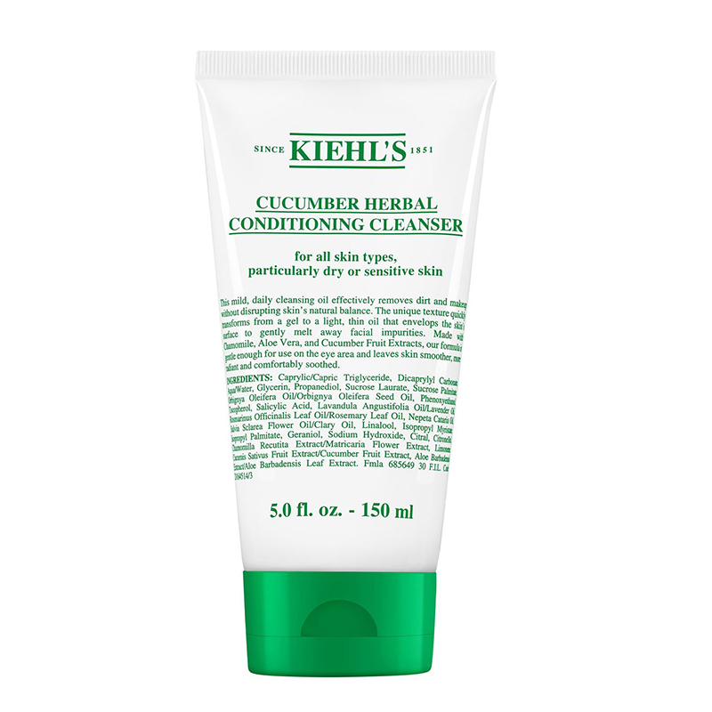 科颜氏(Kiehl’s)黄瓜植物洁面乳150ml 泡沫洗面奶 深层清洁 清爽 保湿