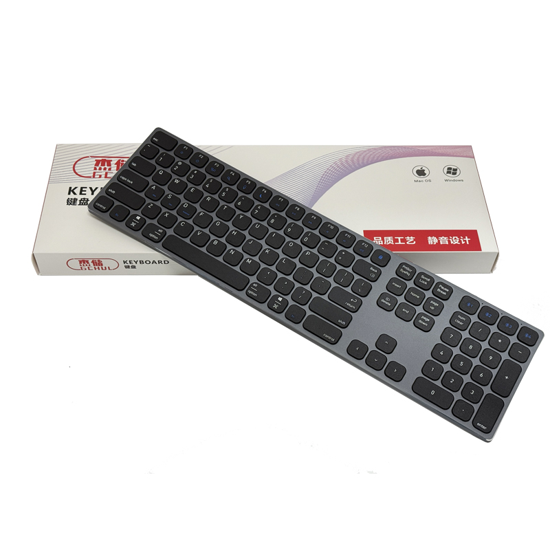 杰储(GCHUL) 黑 J120 无线 全铝合金 键盘 (计价单位:个) 黑色