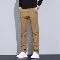 老爷车(LAOYECHE)男士休闲裤冬季厚款商务修身直筒男款裤子棉弹力男裤