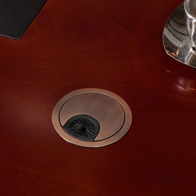 臻远ZY-DBT-2油漆家具老板桌大班台办公桌主管经理桌含副柜2.8米高清大图