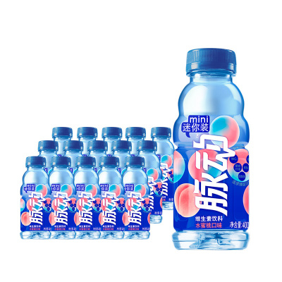 脉动（Mizone）维生素水 水蜜桃口味 400ML*15瓶 整箱装