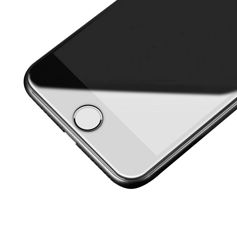洛克(ROCK)苹果iPhone7/8Plus曲面全屏覆盖钢化膜高清玻璃膜防爆全贴合手机贴膜 0.26MM 黑