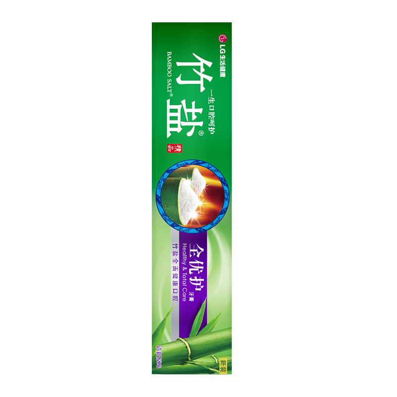竹盐固齿源皓齿牙膏105g*3套装 坚固牙齿预防龋齿清新口气高清大图