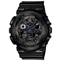 卡西欧（CASIO）手表防水运动手表石英表男表 GA-100CF-1AJF