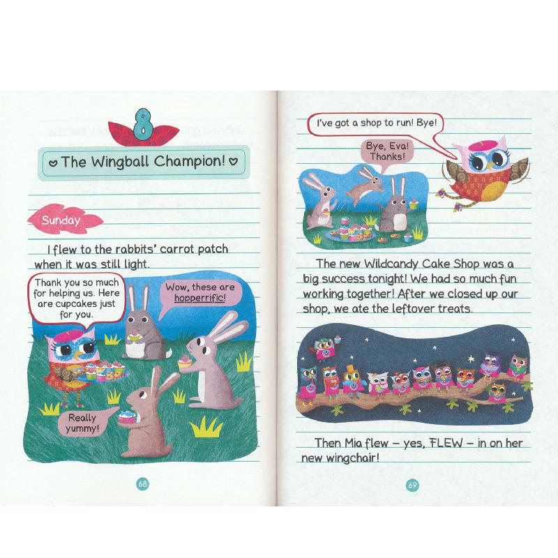 [正版]进口英文原版猫头鹰日记5册套装Owl Diaries#6-10桥梁章节书 Scholastic Branches