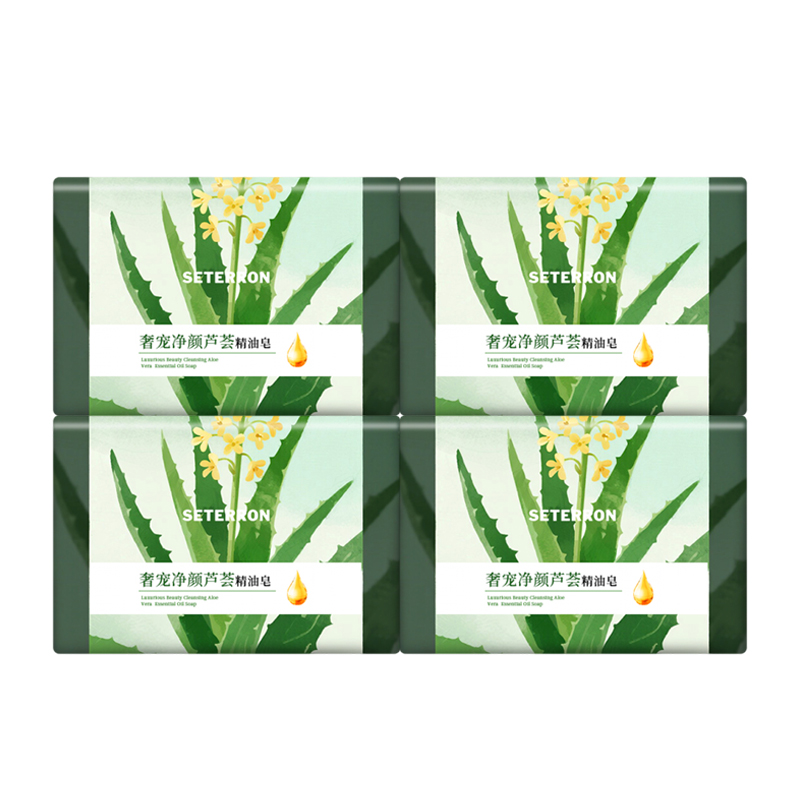 诗丹柔SETERRON奢宠净颜芦荟 95g精油皂高清大图
