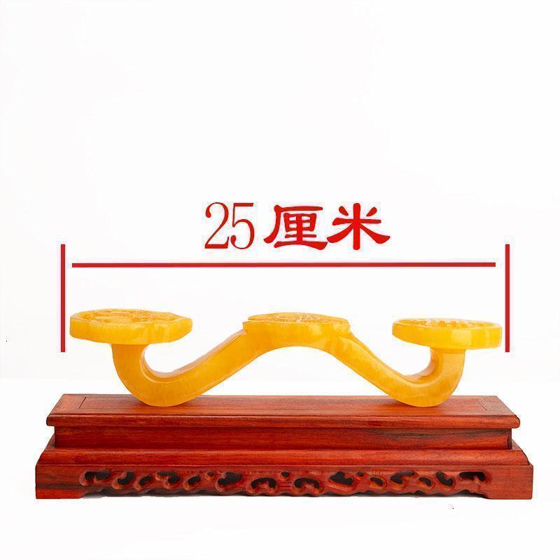 家柏饰(CORATED)玉如意摆件玉石客厅玄关乔迁店铺开业礼品摆设高清大图