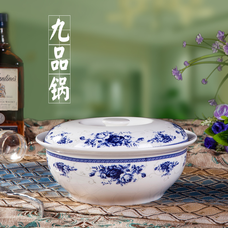 富昱景56头皇家玫瑰骨瓷餐具套装中式时尚国产景德镇陶瓷家用碗碟餐具套装碗碟盘勺子筷子家用套装新家实用送礼选择