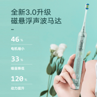 美的电动牙MC-AJ0202刷（薄荷绿）学生党女生成人情侣套装充电式全自动震动超声波牙刷