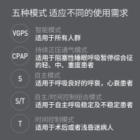 鱼跃呼吸机YH-820双水平全自动家用呼吸器医用无创打鼾止鼾器CPAP提供免费远程指导安装