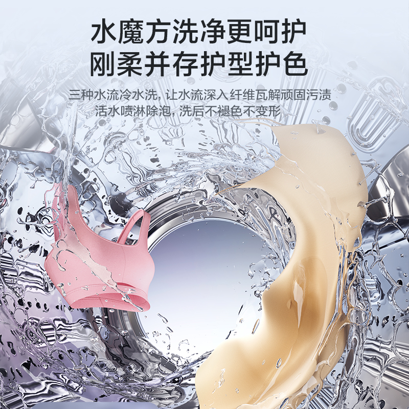 小天鹅(LittleSwan)懒人三筒洗衣机 滚筒洗衣机 可叠放[迷你小乌梅]分区洗TNDD20+K700高清大图