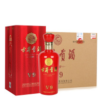 [酒厂自营]古井贡酒 V9 40.6度500ml*4瓶 古井贡牌浓香型白酒