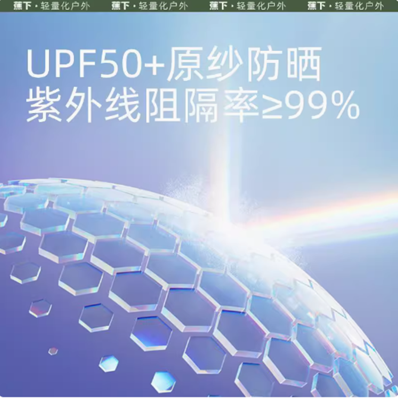 蕉下 冰薄系列叠阔护眼角防晒口罩(颜色随机)高清大图