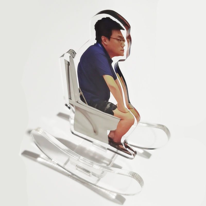 时代峰峻李飞周边同款摇摇乐椅人形立牌马桶亚克力拉屎瑶瑶乐李飞摇摇