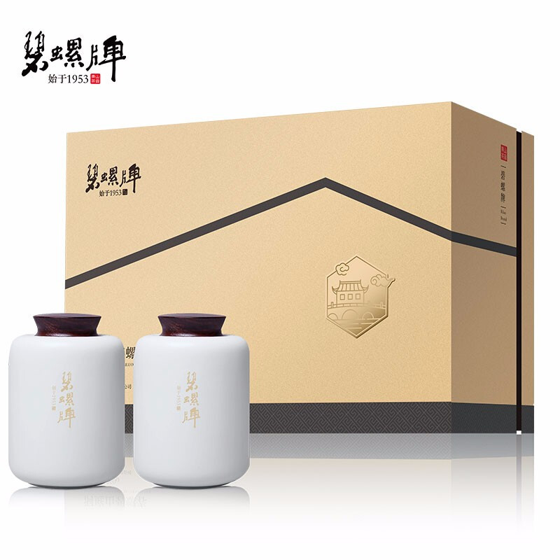 苏宁宜品自营碧螺牌上市碧螺春特级一等明前头采绿茶洞庭茶叶礼盒200g/盒中国制茶大师品牌,江苏老字号企业
