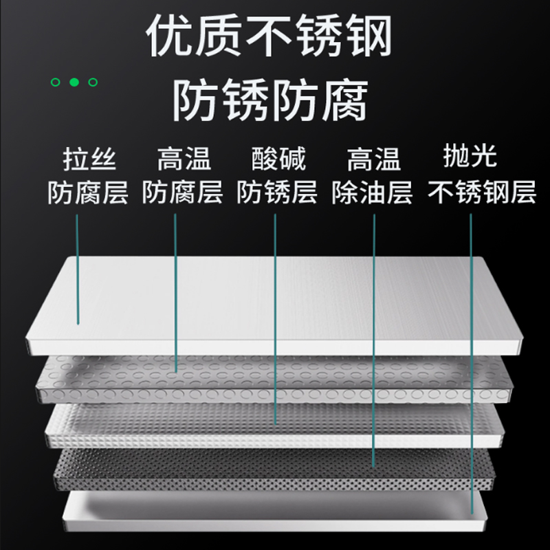 佰晟小智 单通打荷台 拉门工作台操作台厨房储物柜商用打荷台面案板 SFT0281[长180宽80高80cm单通]高清大图