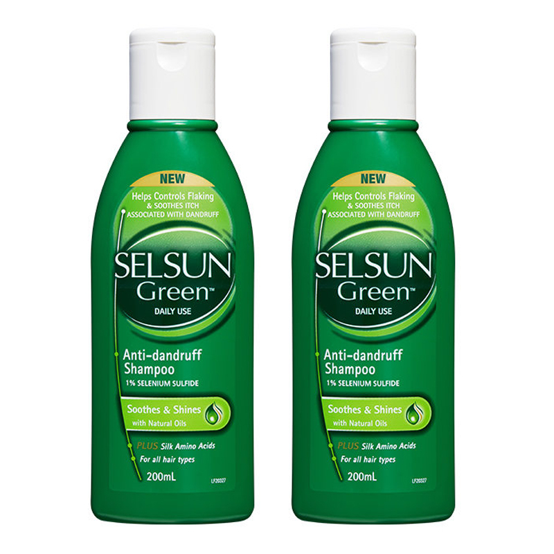 selsungreen氨基酸清爽控油舒缓去屑止痒洗发水头溢脂性皮炎水杨酸200