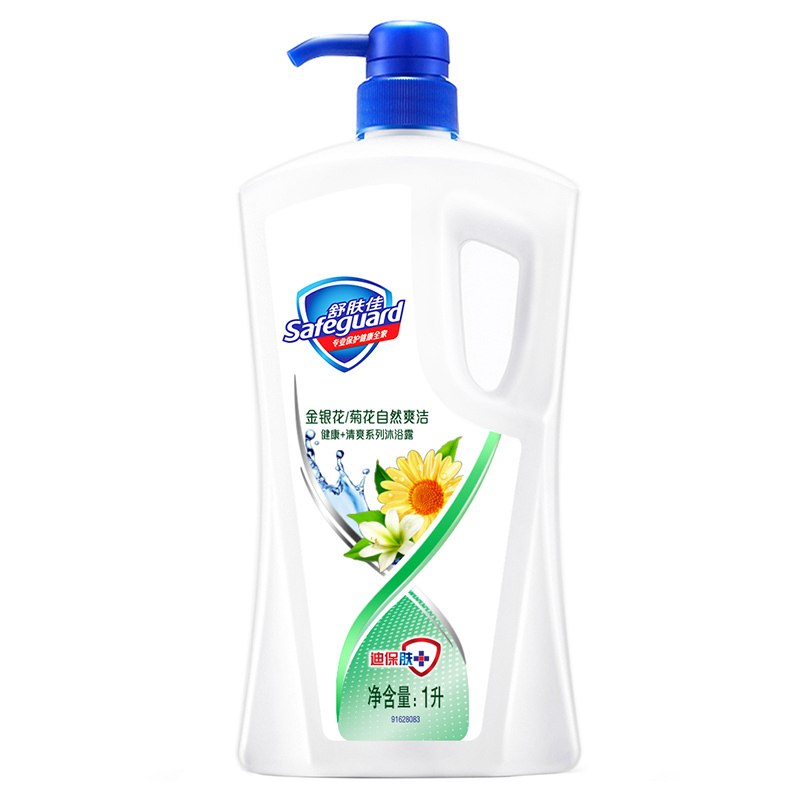 舒肤佳 金银花/菊花自然爽洁沐浴露1000ml