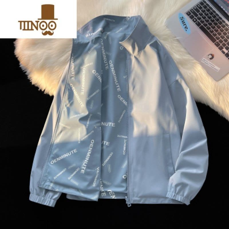 YANXU款夹克两面穿外套棉衣男冬季加厚羽绒棉服美式小众痞帅青少年图片