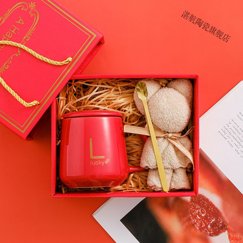 创意实用小礼品马克杯毛巾熊随手礼结婚伴手礼开业活动回礼小礼物