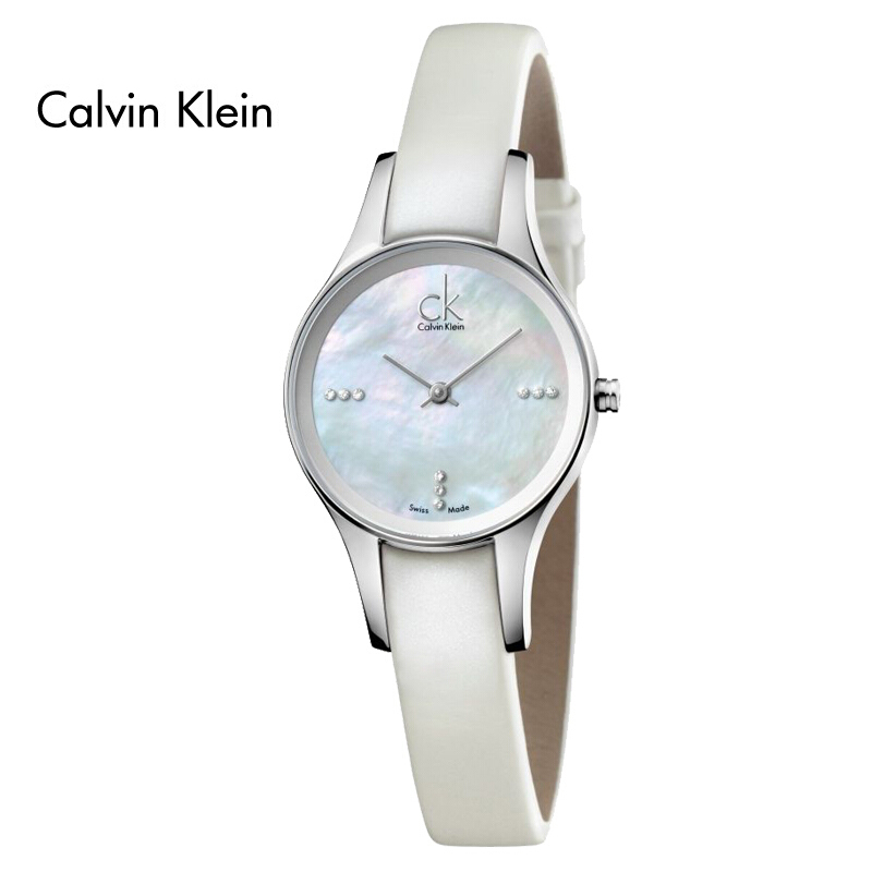 卡尔文·克莱恩/ Calvin Klein手表 SIMPLICITY系列 简约石英休闲 皮革表带 石英女士表K43231