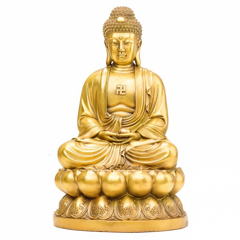 美帮汇释迦摩尼佛像 铜释迦牟尼佛像如来摆件佛堂供奉家居高清大图