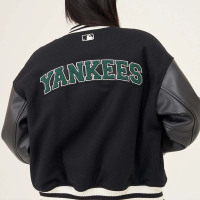 MLB男女情侣款棒球夹克时尚休闲运动撞色轻奢外套 3AJPV0634