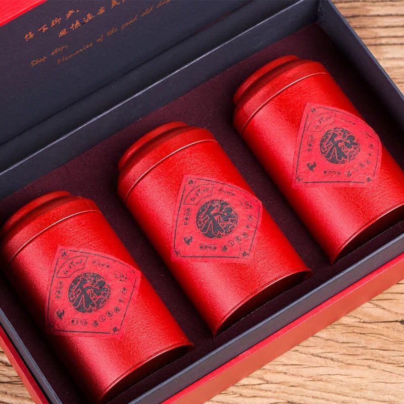 福岗 金骏眉红茶礼盒装新茶武夷山茶叶罐散装特级春茶送礼450g图片