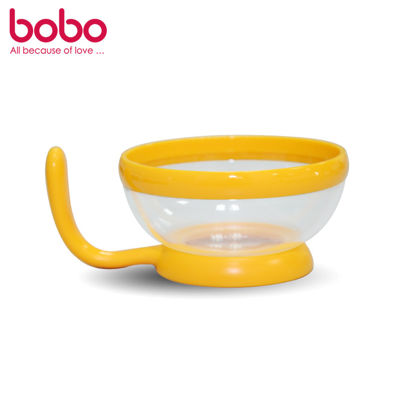 乐儿宝(bobo)易握学食碗(Tritan料)绿色 BD121-G高清大图