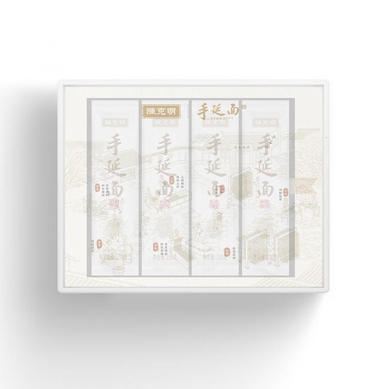 陈克明手延面小麦非纯手工挂面礼盒伴手礼中秋礼盒 陈克明手延面礼盒(圆面1.5mm) 600g高端礼盒装高清大图