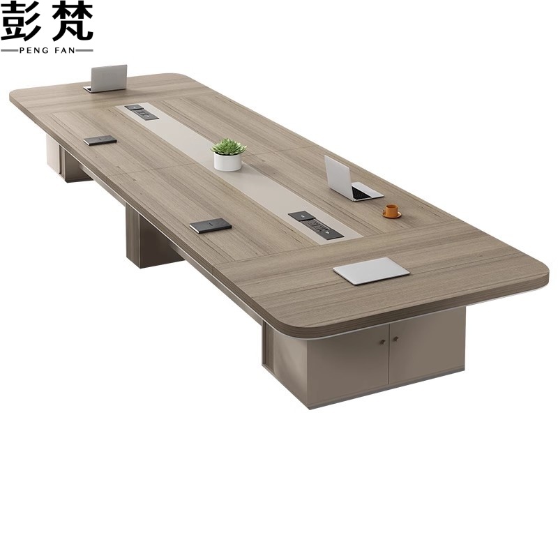 彭梵会议桌3000*1200*750mm张高清大图