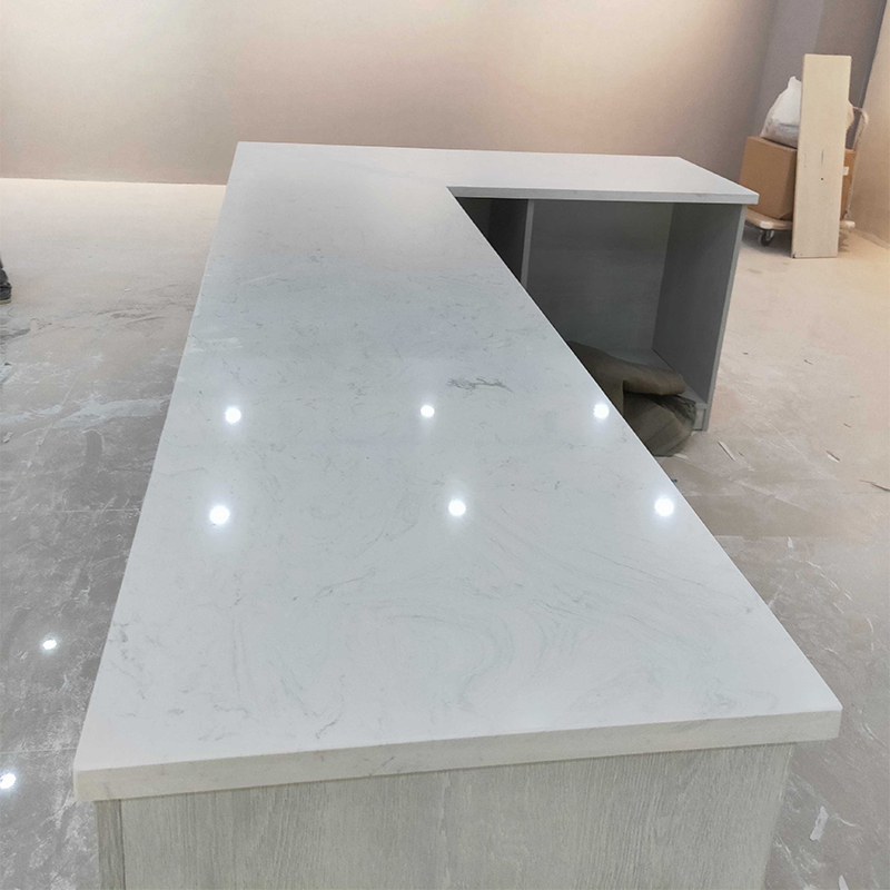 逐鹿中原接待服务台办公前台hk0324石材咨询台(每米)