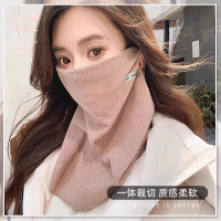 挂耳防风面罩女冬季护颈围脖套骑车保暖滑雪护脸秋冬防寒口罩