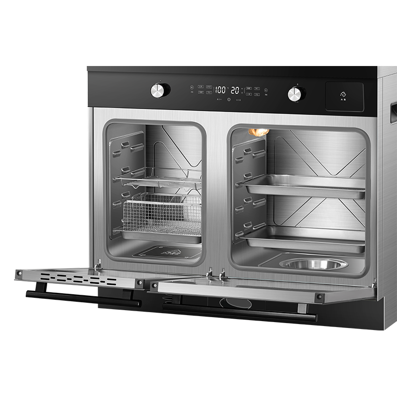 [新品]美大MEIDA蒸烤分腔集成灶X70-MAX 家用蒸箱烤箱一体 猛火节能 自清洁 大容量 天然气高清大图