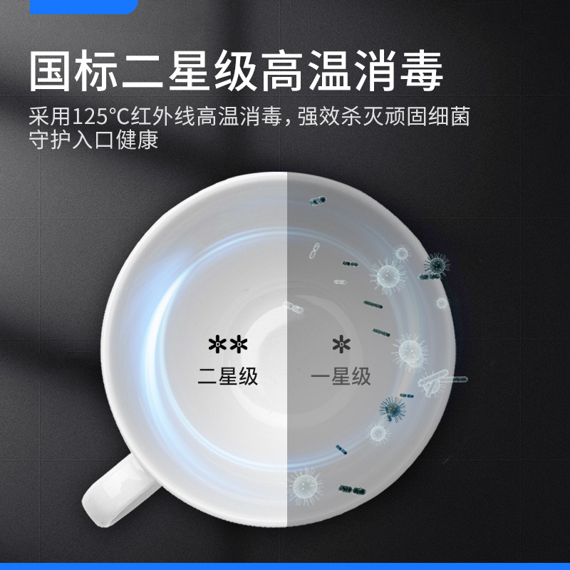 耐惠功夫茶具茶杯收纳烘干收纳消毒柜办公室用杯子机茶道专用