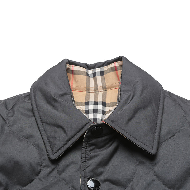 博柏利巴宝莉burberry男款双面两穿绗缝温控棉服夹克上衣外套8049139