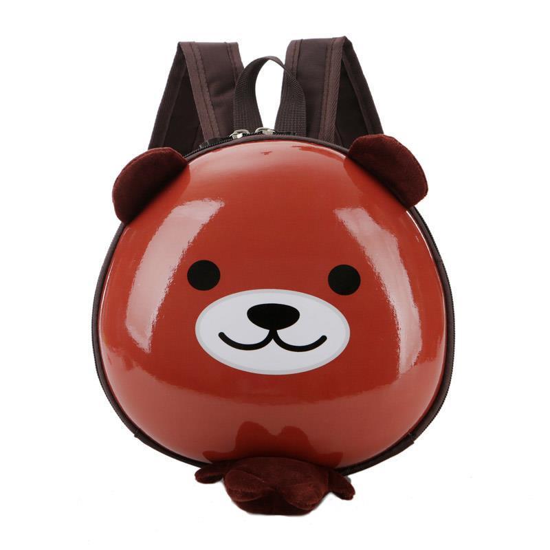 布朗熊防走失书包卡通幼儿园宝宝男女孩儿童蛋壳可爱小背包13岁56岁