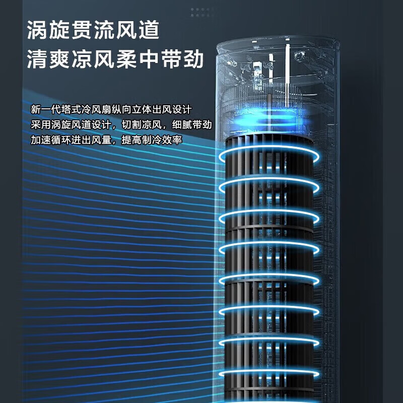 美的智能直流变频落地扇自动定时睡眠风自然风循环风家用静音送风舒适享受电风扇 AAF10MRB高清大图