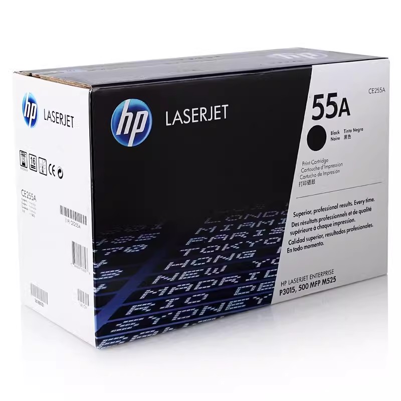 HP惠普55A硒鼓CE255A硒鼓适M525dn M525f M525c P3015 P3015d P3015dn高清大图
