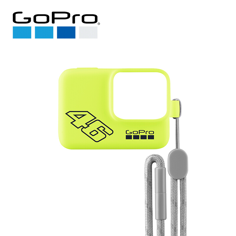GoPro 硅胶保护套(黄色)+挂绳