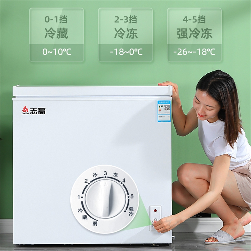 志高(chigo)一级小冰柜家用全冷冻小型 冷冻柜
