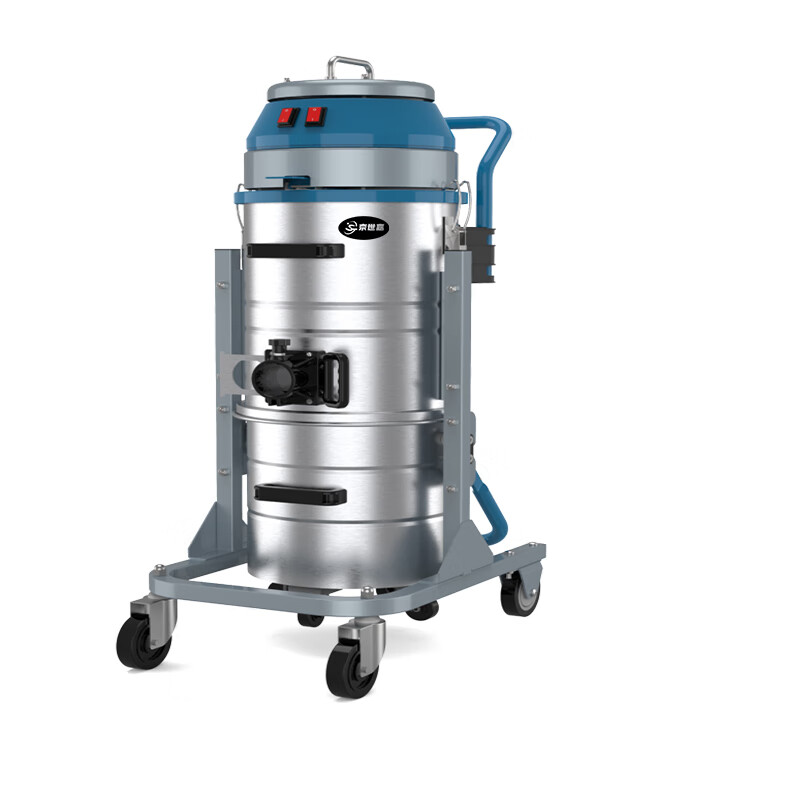 京世嘉 工业吸尘器工厂商用吸尘吸水机厂房除尘酒店吸尘器 60L 220V 2400W JS60/24G 蓝色
